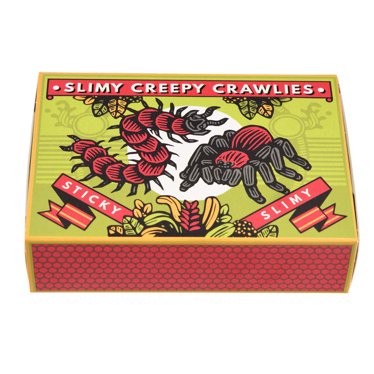 Slimy creepy crawlies in a box