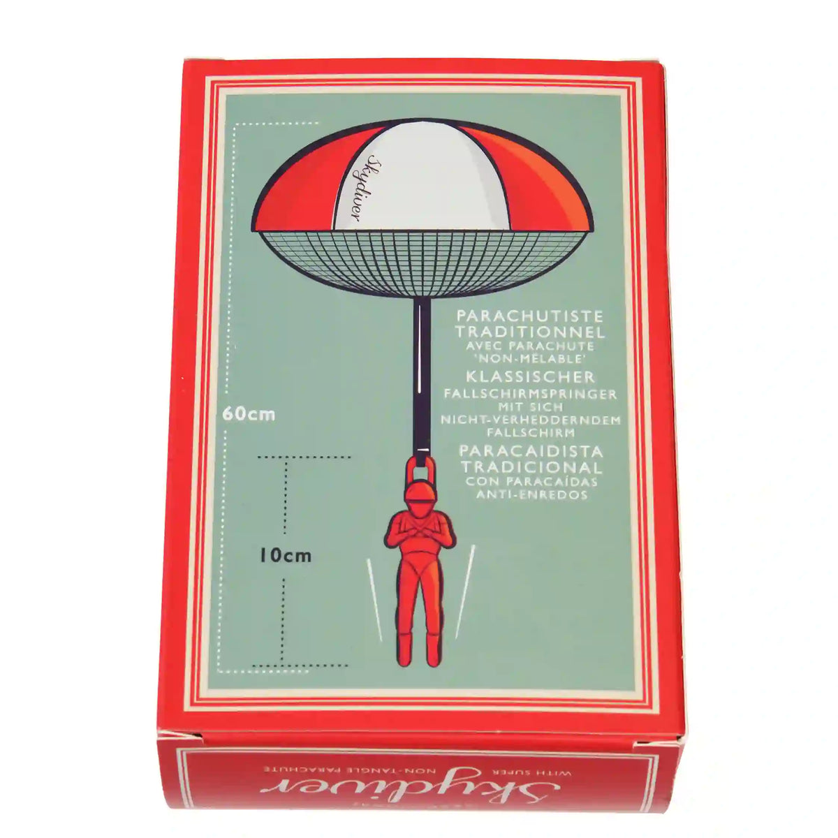 Traditional skydiver toy