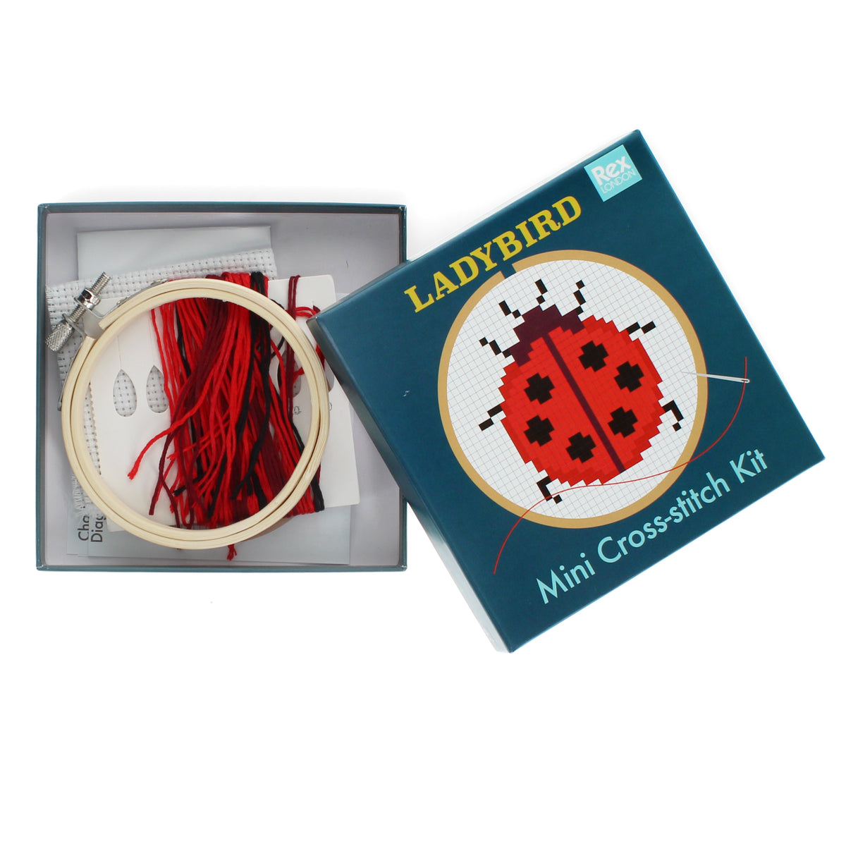 Mini cross-stitch kit - Ladybird