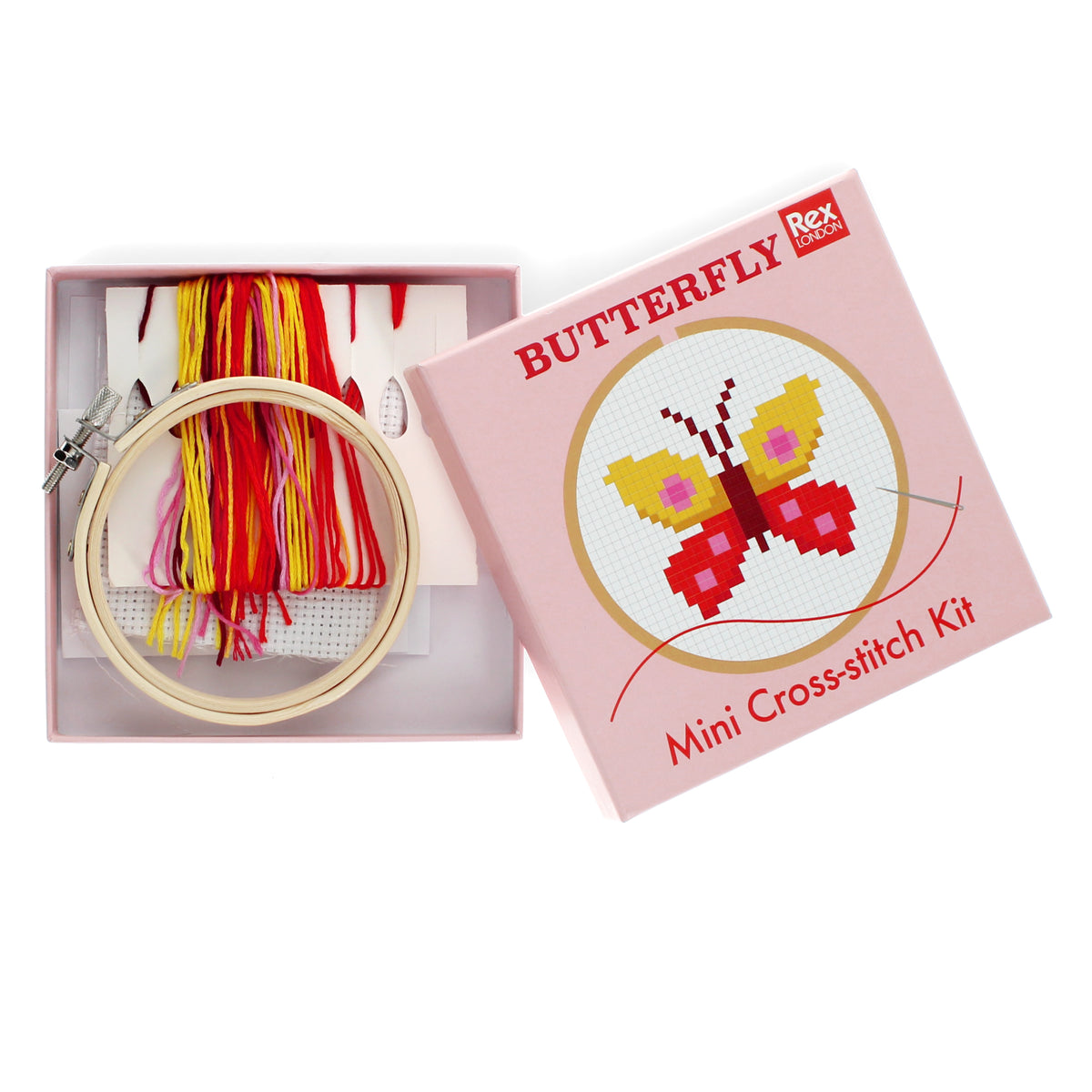 Mini cross-stitch kit - Butterfly