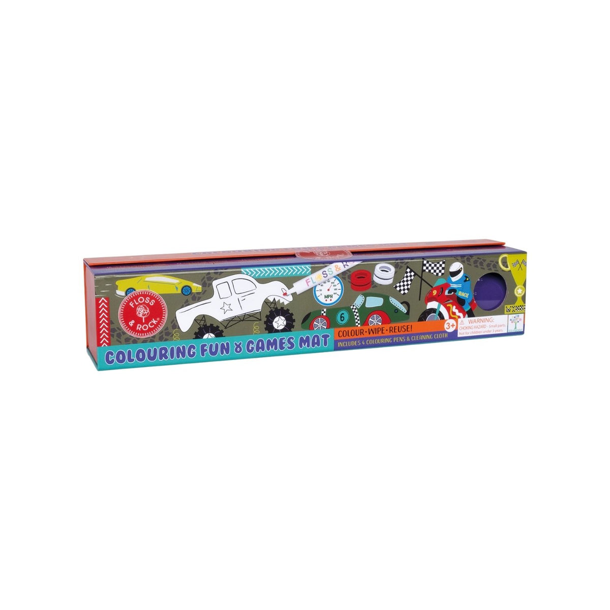 Cars - Colouring Fun and Games Mat