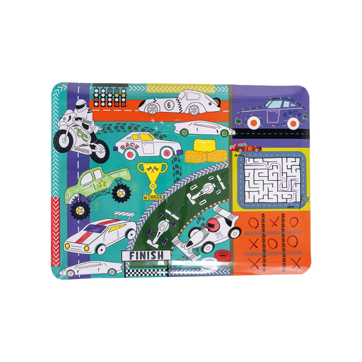 Cars - Colouring Fun and Games Mat