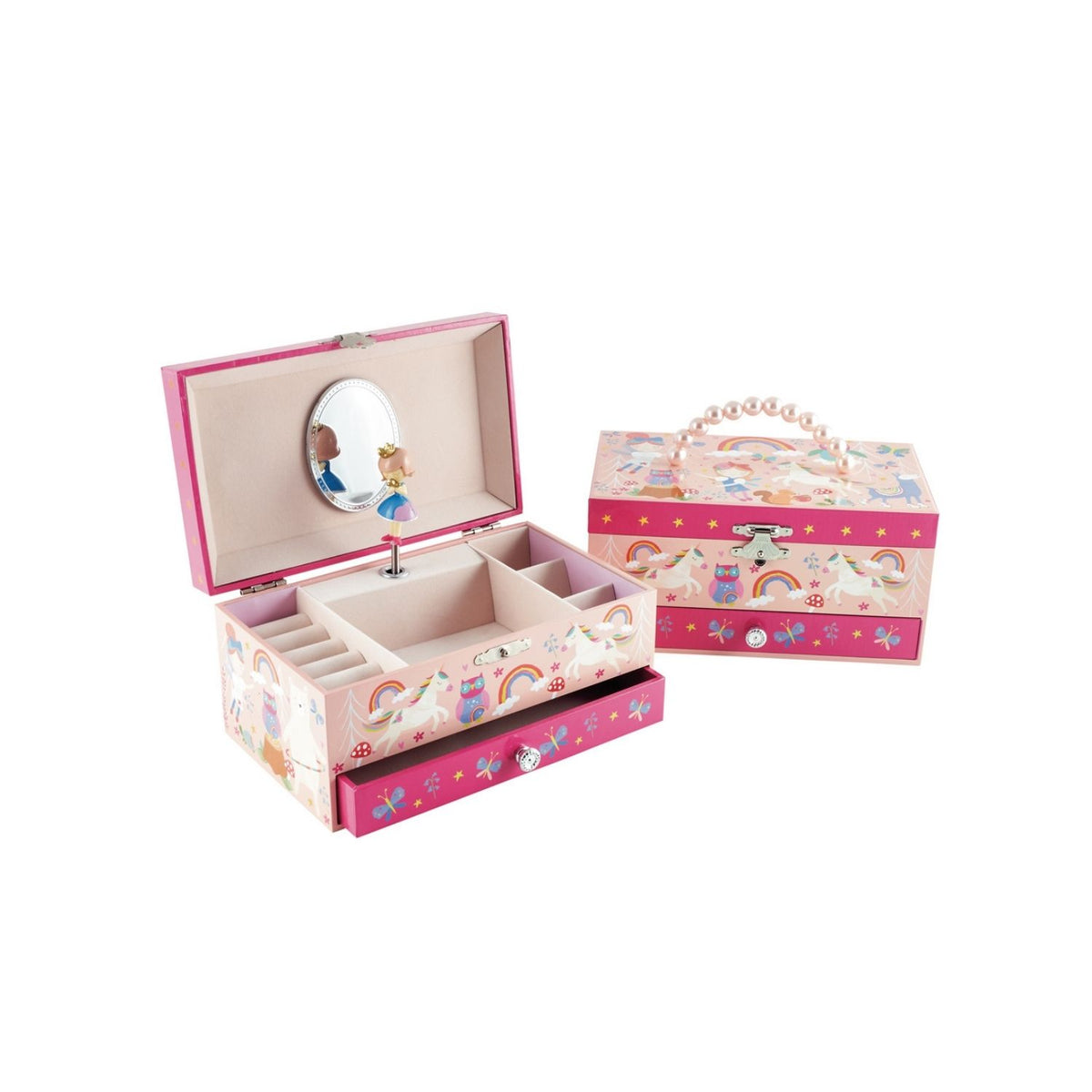 Rainbow Fairy - Musical Jewellery Box With Drawer