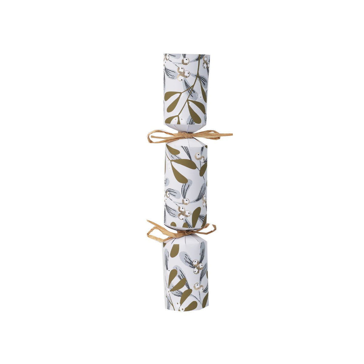 Botanical Mistletoe Christmas Crackers - 6 Pack