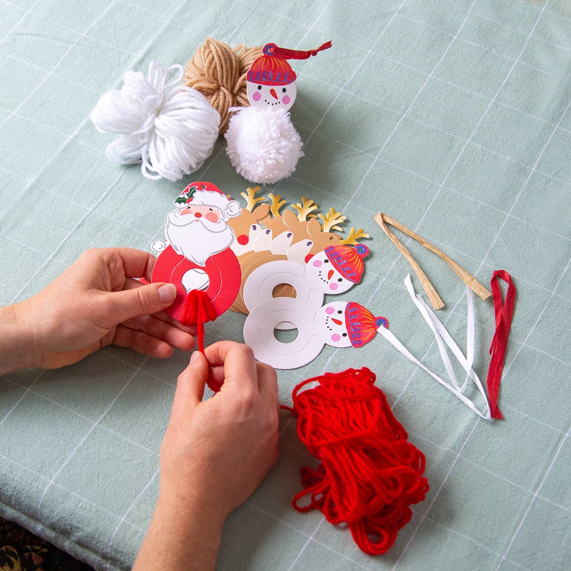 Craft With Santa - Make Your Own Christmas Pom Pom Decorations