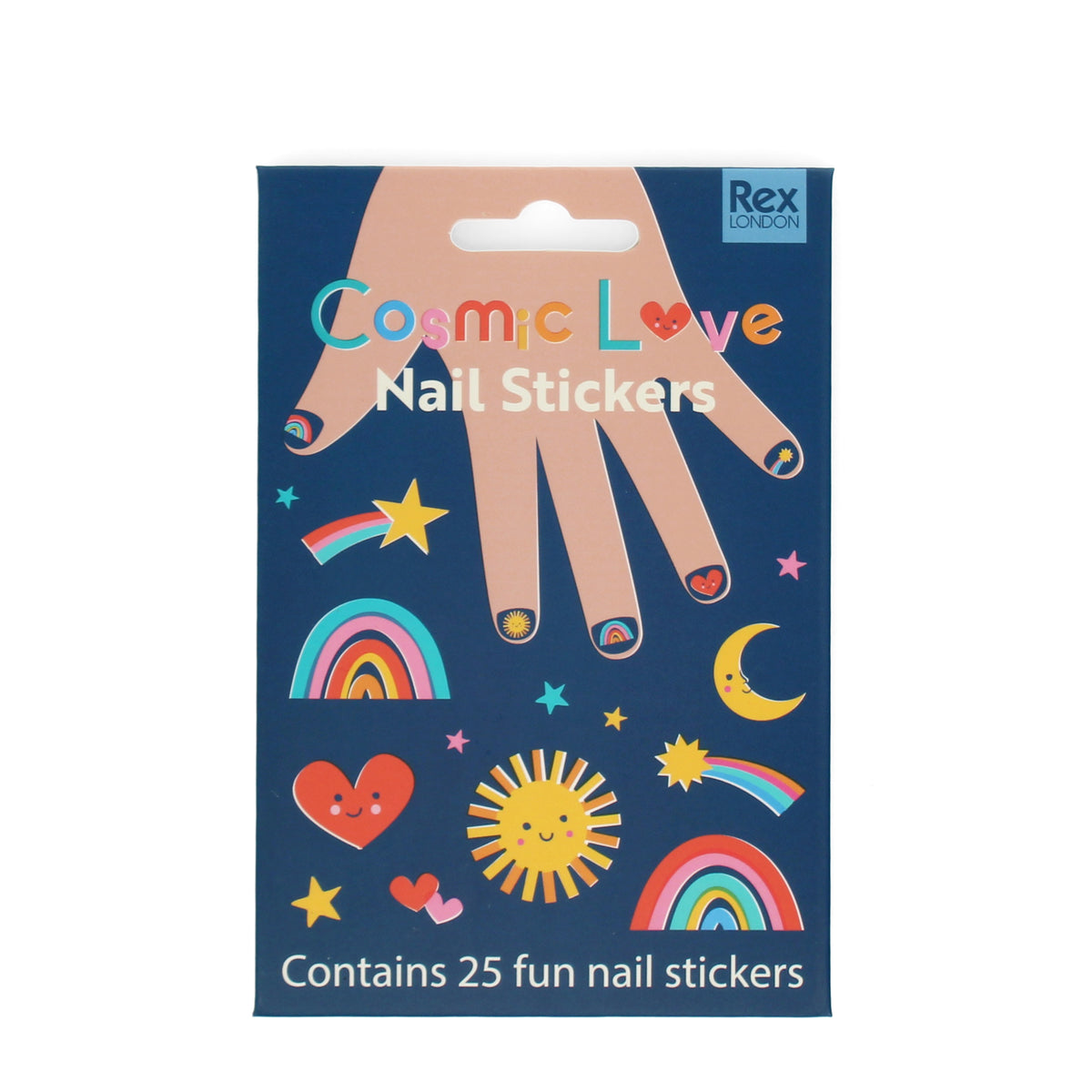 Cosmic Love Nail Stickers (Pack Of 25)