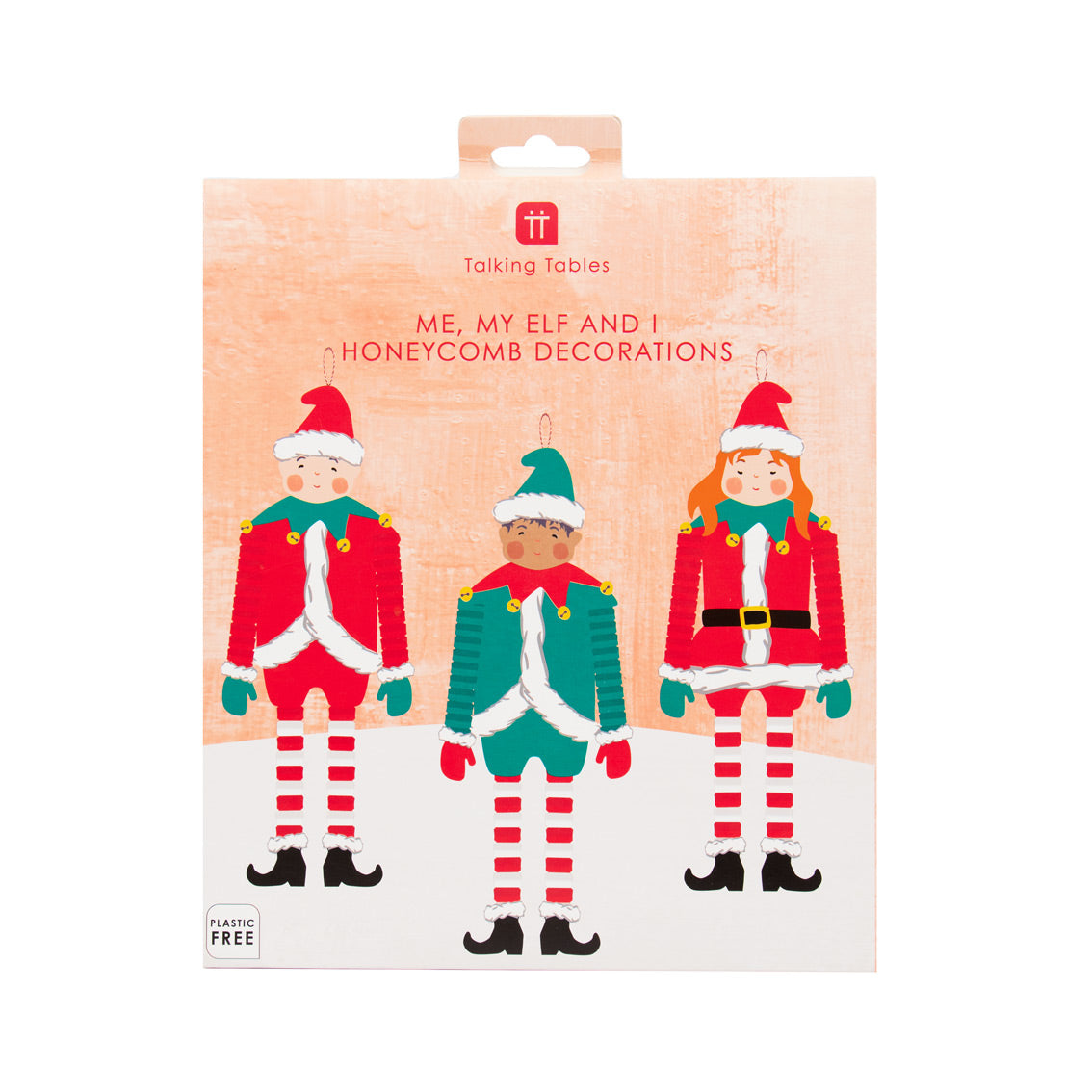 Santa&#39;s Elves Hanging Decorations - 3 Pack