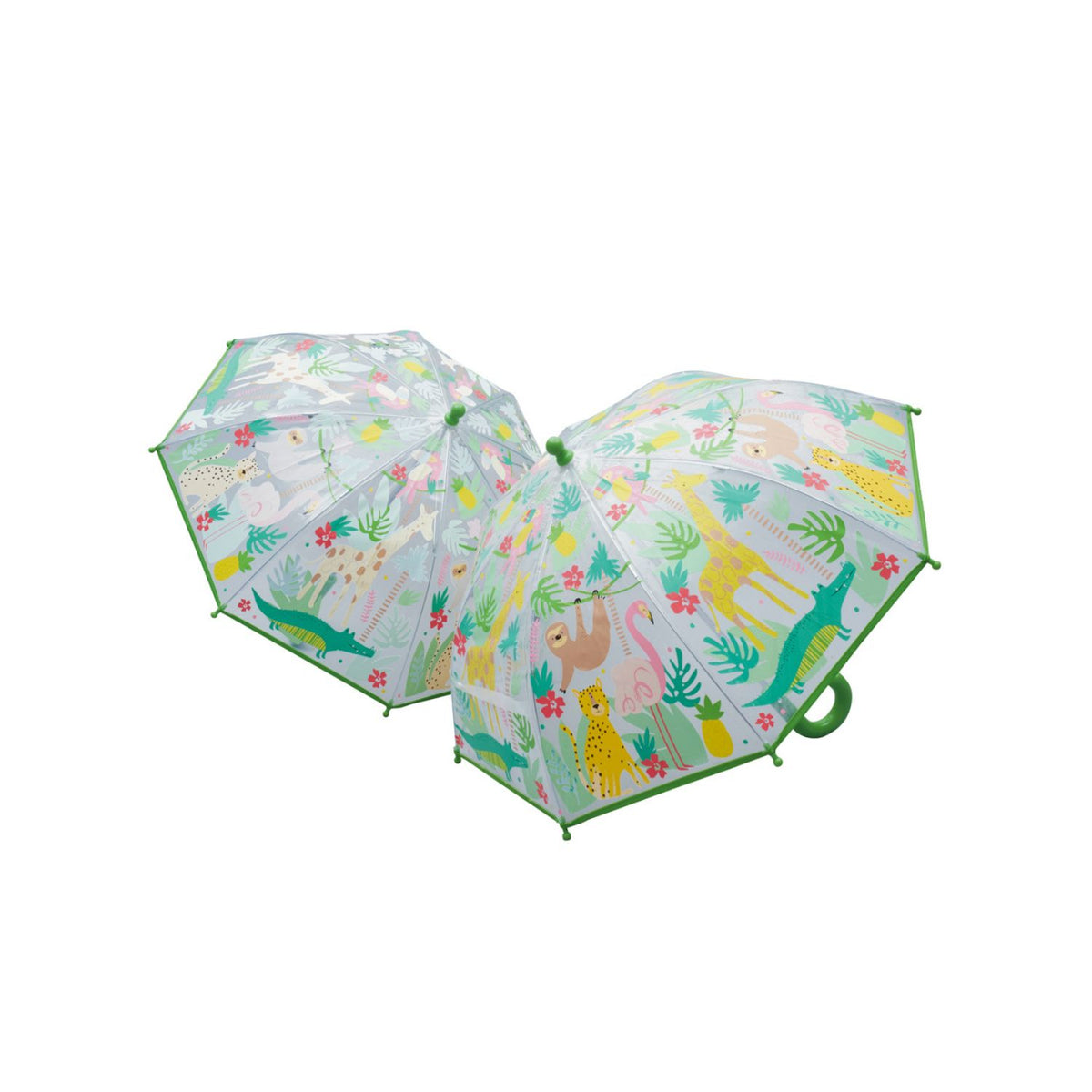 Jungle - Transparent Colour Changing Umbrella