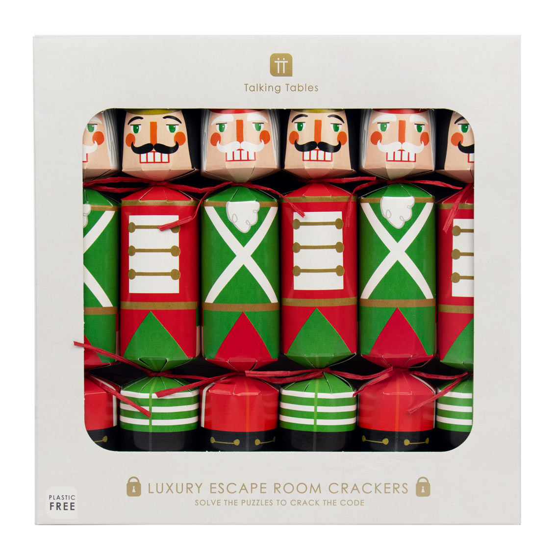 Botanical Nutcracker Christmas Crackers (6 pack)